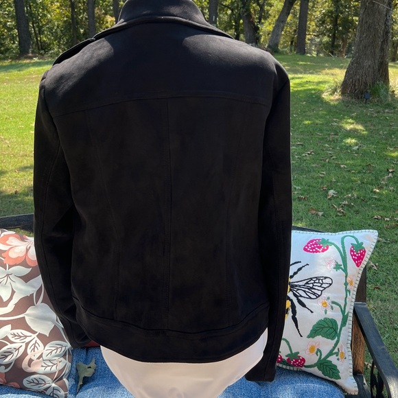 Philosophy | Black Faux Sued Moto Jacket… 399-Hanger - Picture 13 of 16